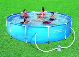 Frame Pool Steel Pro Set Mit Filterpumpe 366 X 76cm Swimmingpool Fur Den Garten Leichter Und Schneller Auf Und Abbau St Pvc Laminat Pool Korrosionsschutz