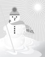 Majsterkowanie i hobby, budowanie modeli,schmelzender schneemann melting snowman bauen & schmelzen lassenzabawki. Schmelzender Schneemann Clipart Bilder Vektor