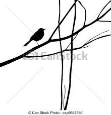 Stock Illustratie Hout Silhouette Vogel Tak Stock Illustratie Rechtenvrije Illustraties Stock Clipart Symbool Stock Clip Silhouet Takken Illustratie