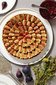 When the tart's done, loosen it from the pan while it's still warm and transfer it to a board or clean piece of parchment paper. Fresh Fig Tart Recipe Recipe Fig Tart Recipes Tart Recipes