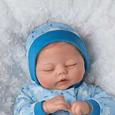 Amazon.com: The Ashton-Drake Galleries Brayden and Snowball Lifelike So  Truly Real® Baby Boy Doll Weighted with Soft RealTouch® Vinyl Skin and  Plush Polar Bear Friend by Master Doll Artist Violet Parker 17" :