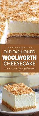 No Bake Classic Woolworth Cheesecake Sugar Apron Recipe Desserts Dessert Recipes Eat Dessert