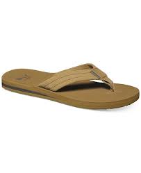 Mens Carver Suede Flip Flops