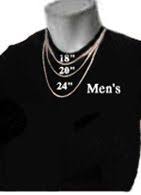 Mens Necklace Size Chart From Overstockjeweler Com