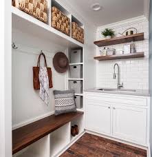 We did not find results for: Stacked Wooden Floating Shelves Over Laundry Sink Transitional Laundry Room