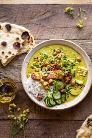 Summer Coconut Chickpea Curry With Rice And Fried Halloumi Half Baked Harvest Recipe Recipes Rice Recipes For Dinner Chickpea Coconut Curry