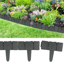 10tlg Beeteinfassung Beetumrandung Rasenkante Mahkante Palisade Garten Beet Neu In Garten Terrasse Landschaftsbau Kant Garten Beeteinfassung Beetumrandung