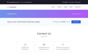 Hophost Domain Hosting Business Website Template 78776 Business Website Templates Domain Hosting Business Website
