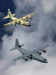 Lockheed Martin Hercules C 130 Air Fighter Military Airplane Military Aircraft
