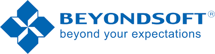 BeyondSoft AI Computing Platform dashboard displaying 80% GPU utilization optimization metrics with real-time performance monitoring, resource allocation graphs, and machine learning workload management interface