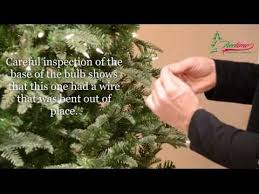 Please look carefully at your bulbs to ensure that you purchase the replacement bulbs that match the lights on your tree. How To Fix Christmas Lights Lighting On Prelit Christmas Trees Youtube Fix Christmas Lights Pre Lit Christmas Tree Christmas Lights