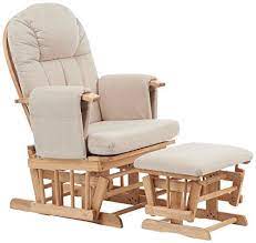 Best choice products rocking accent chair, tufted upholstered wingback for home, nursery w/ wood frame. Mothercare Natural Reclining Glider Chair With Cushion B Https Www Amazon Co Uk Dp B07657vlpq Ref Cm Sw R P Baby Rocking Chair Glider Chair Rocking Chair