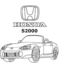 Color the pictures online or print them to color them with your paints or welcome to our supersite for interactive & printable online coloring pages! Honda S2000 Printable Coloring Page Sheet For Free