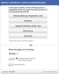 Google forms allow you to create an online survey in less than 5 minutes; Google Launches Consumer Surveys