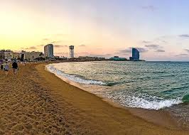 Barcelona Strand Spanien Madrid Stadt Urlaube Hauser Stadtereise Hafen Kunst Die Architektur Pikist