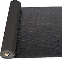 uyoyous Gummimatten Meterware Schutzmatte Bodenmatte 100 x 500 cm  Riffelblech Gummimatte rutschfest Gummiläufer Gummi Bodenbeläge Matte  Wasserfest, ...