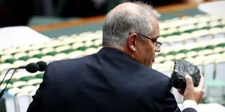 'australia has to answer to pacific': Scott Morrison Brought A Lump Of Coal And Waved It Around In Parliament Huffpost Australia Politics