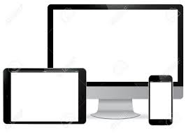 Realistic tablet presentation psd vector. Computer Screen Tablet Pc Mobile Phone Vector Illustration Royalty Free Cliparts Vectors And Stock Illustration Image 47210863