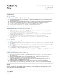 Lead Business Analyst Resume Examples And Tips Zippia