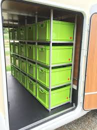 Regale Heckgarage Camper Werkplaats