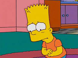 Weitere ideen zu traurige sprüche, simpsons zitate, gedanken. Gif Bart Simpson Reaction Sad Animated Gif On Gifer By Painforge