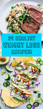 Lime juice and fresh herbs boost the bright flavors in this crunchy taco night meets baked potato night with this simple recipe for loaded baked potatoes with salsa, beans and avocado. 34 Weight Loss Recipes That Will Help You Smash Your Goals In 2019 Trimmedandtoned