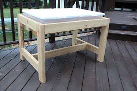 How To Build A Diy Sand And Water Table Easy Sensory Table With Lids In 2020 Water Table Diy Sand And Water Table Baby Water Table