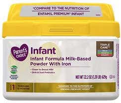 Infant Baby Formula Parents Choice Formula