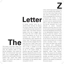 Seventh letter of the greek alphabet. Letterform Layout By Michellelanning Issuu