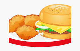 Fast food images clip art. Burger Clipart Fast Food Plate Of Food Clipart Png Png Image Transparent Png Free Download On Seekpng