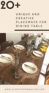 Placemats Kitchen Table Decor Dining Table Placemats Dining Place Mats