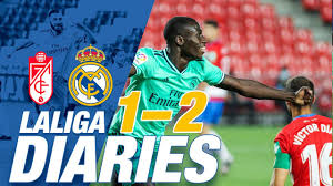 Real madrid players pose before the granada match. Granada 1 2 Real Madrid Mendy S Debut Goal Helps Make It Nine Wins Out Of Nine Youtube