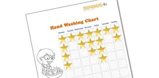 Kids Health Hand Washing Games For Children Star Chart