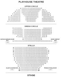 playhouse theatre seating plan chart london uk