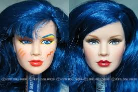 Repaint FR Jem And The Holograms doll The Misfits : Mary "…