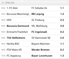Ergebnisse und tabelle des aktuellen spieltags der 1. Bundesliga Ergebnisse Home Facebook