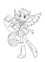 The show revolves around the adventures and daily life of the unicorn pony twilight sparkle, her baby dragon assistant spike, and her friends in ponyville: Coloring Pages Equestria Girls 100 Coloring Pages For Printing