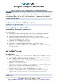 Premium resume templates & samples you can download and modify. Emergency Management Resume Samples Qwikresume