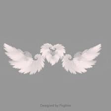 Black And White Angel Wings Aesthetic Simple Cartoon Hand Drawn Abstract Wing Element Angel Wings Drawing Simple Cartoon Wings Drawing