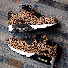 Nike Air Max 90s In Cheetah Print Pony Hair Zapatos Deportivos De Moda Zapatos Nike Hombre