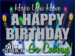 Dallas Cowboys Happy Birthday Dallas Cowboys Dallas Cowboys Happy Birthday Dallas Cowboys Football