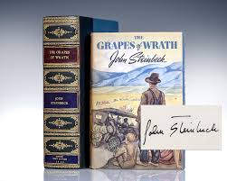 The Grapes of Wrath John Steinbeck First Edition Rare Book