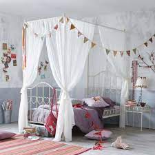 Maybe you would like to learn more about one of these? Lit A Baldaquin 90x190 En Metal Ivoire Eglantine Maisons Du Monde