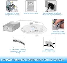 Maybe you would like to learn more about one of these? Buy Ledimwo 6 Inch 12w 5000k 1100lm No Flicker No Buzz Dimmable Recessed Lighting 6led Recessed Light Led Ceiling Light Led Can Lights With Junction Box 6 Pack Etl Energy Star Online In