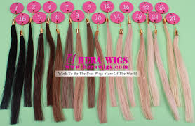 Hera Virgin Cuticle Hair Color Chart To Choose Your Prefer Color