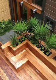 Built In Outdoor Planter Ideas Diy Projects The Garden Glove Outdoor Planters Modern Front Yard Front Yard Design