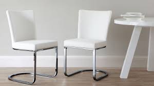 Black Chrome White Modern Dining Chair Cantilever Dining Chair Oak Dining Sets Dining Chairs Uk