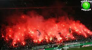 Robert beric (st etienne) marque de la tête. Saint Etienne Lyon 06 10 2019