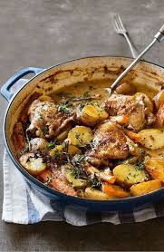 French Style Chicken And Potatoes Recipe Chicken Recipes Recipes Healthy Recipes