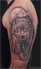 Wolf Shoulder Tattoo Tattoosleeves Click To See More Wolf Tattoos Wolf Tattoo Sleeve Shoulder Tattoo